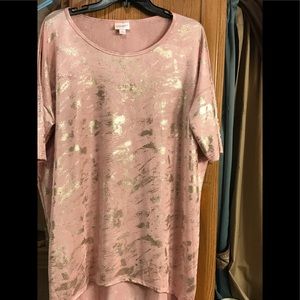 Silky pink and gold Irma